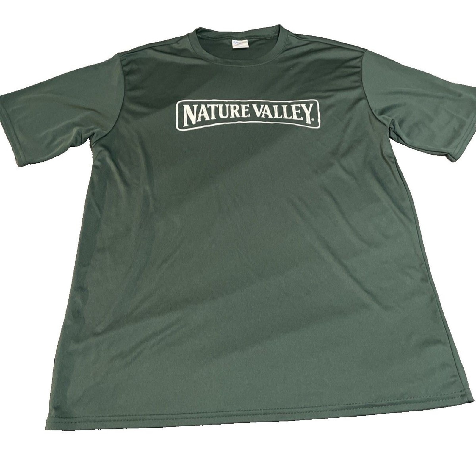 Port & Company Nature Valley T-Shirt Mens Large Green Excellent Performance Tee